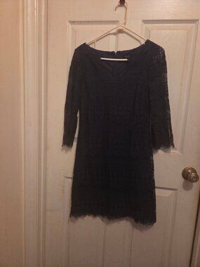 Jessica Simpson Blue Lace dress Size 4
